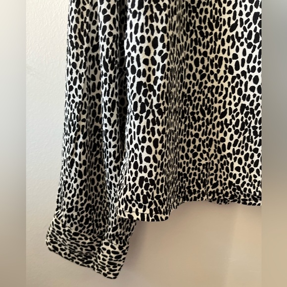 Frank + Oak Animal-Print Button-Down Collared Blouse (Large) - Picture 5 of 8